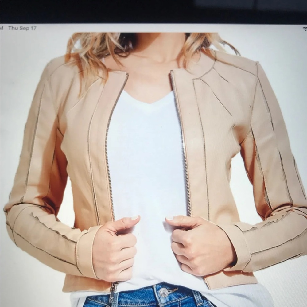 Guess faux leather jacket